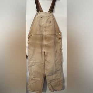 Carhartt Overalls R01 BRN 48x30